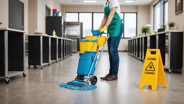 Chariots de ménage professionnels : comment choisir les meilleurs pour vos sols