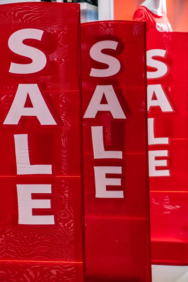 Kit affiches soldes déstockage 30x115cm : boostez vos ventes !